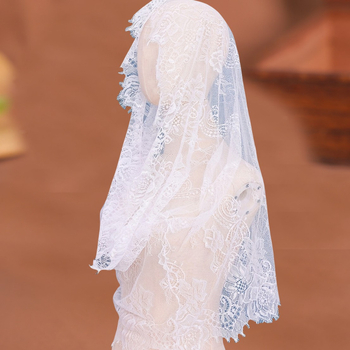 Трансгранични нови аксесоари от полупокрити прежди, снимка на булката, сватбена рокля, сватбен грим, турне, снимка на мека прежда, модел, реквизит, прическа