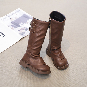 Vaikiški Martino stiliaus aulinukai 2024 m. rudeniui ir žiemai, nauji madingi britiško stiliaus, bet iki kelių aulinukai, kelnių aulinukai, vakarietiško stiliaus madingi aulinukai