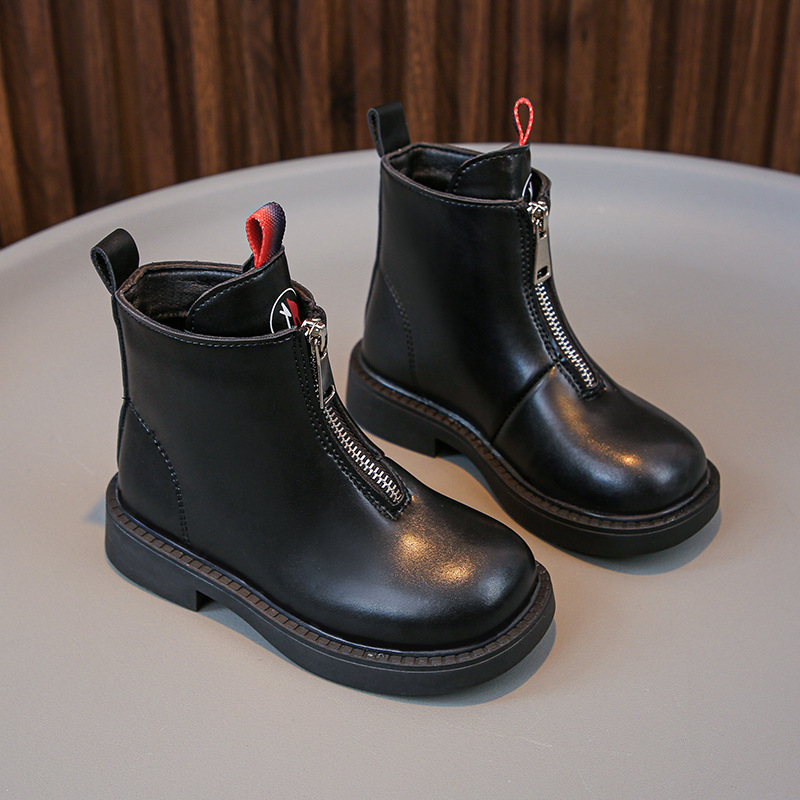 Meiteņu modes zābaki 2025. gada vasarai, jauni bērnu zābaki, daudzpusīgi mazu meiteņu īsie zābaki, balti ikdienas zābaki