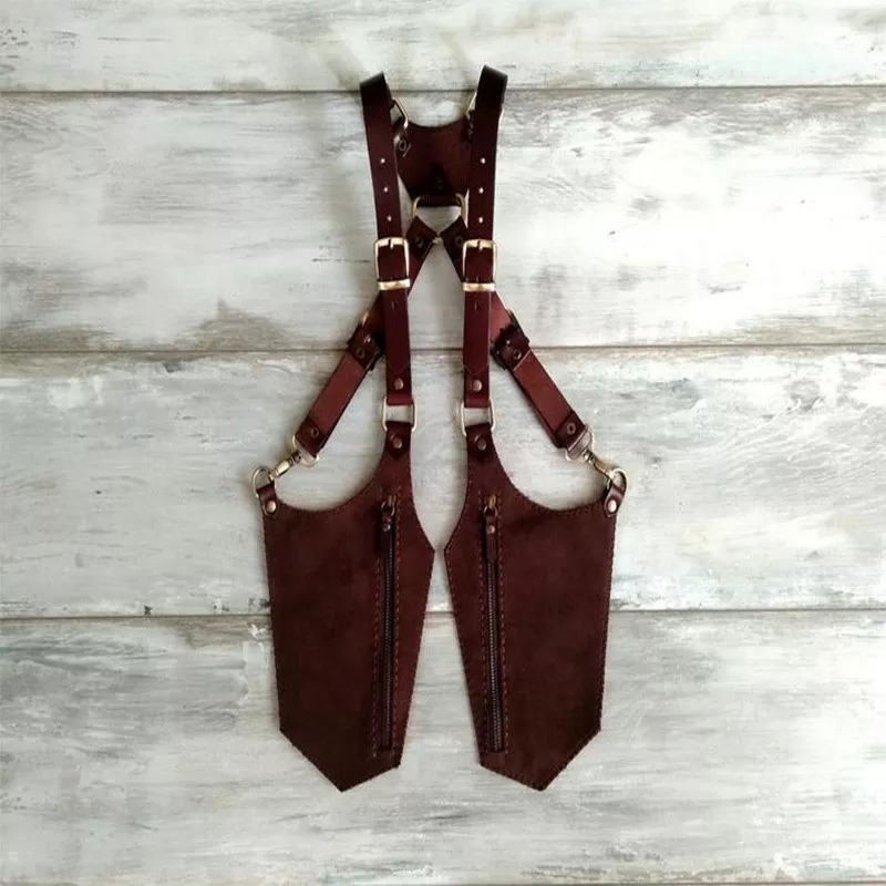 „Cross Border“ nori vintažinio stiliaus odinis dirželis pažastų rankinėje, vyriška piniginė mobiliajam telefonui, reguliuojamas užtrauktukas, maža rankinė