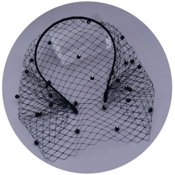 Ulapan Va08 Европейски и американски перлен воал с мъниста, мрежеста лента за глава, булчински аксесоари за абитуриентски бал