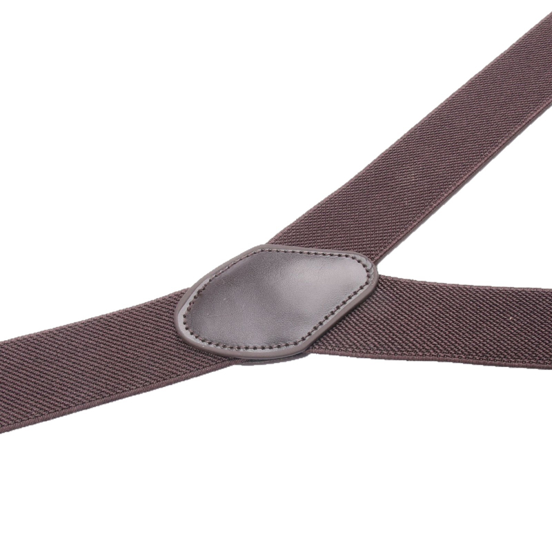 Vyrams skirtos reguliuojamo ilgio, elastinės, Y formos petnešėlės, kurias galima įsigyti iš užsienio, su 6 segtukų dirželiais (nebūtina).