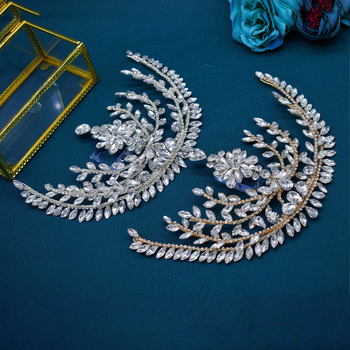 Väliskaubanduse originaalne uus pruudi peakate, käsitsi valmistatud rhinestones summa keti ripats juuksepael pulmakleidi aksessuaarid DZ009