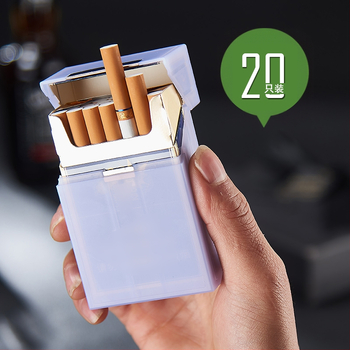 Κουτί τσιγάρων με μαλακή συσκευασία, πλήρες πακέτο 20 τσιγάρων, φορητή δημιουργική θήκη τσιγάρων, δώρο από πλαστικό διαφανές κουτί τσιγάρων κατά της πίεσης και του ιδρώτα