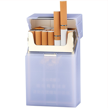 Κουτί τσιγάρων με μαλακή συσκευασία, πλήρες πακέτο 20 τσιγάρων, φορητή δημιουργική θήκη τσιγάρων, δώρο από πλαστικό διαφανές κουτί τσιγάρων κατά της πίεσης και του ιδρώτα