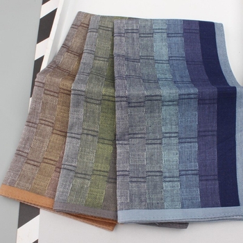 Korėjietiško stiliaus grynos medvilnės vyriška nosinė, madinga džentelmeniška nosinė, minkšta, vasarinė, prakaituota, kvadratinė, plona medžiaga