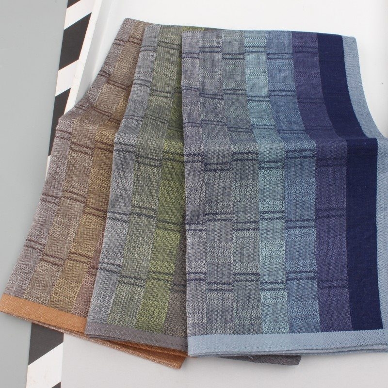 Korėjietiško stiliaus grynos medvilnės vyriška nosinė, madinga džentelmeniška nosinė, minkšta, vasarinė, prakaituota, kvadratinė, plona medžiaga