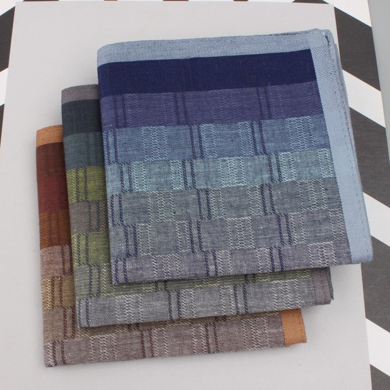 Korėjietiško stiliaus grynos medvilnės vyriška nosinė, madinga džentelmeniška nosinė, minkšta, vasarinė, prakaituota, kvadratinė, plona medžiaga