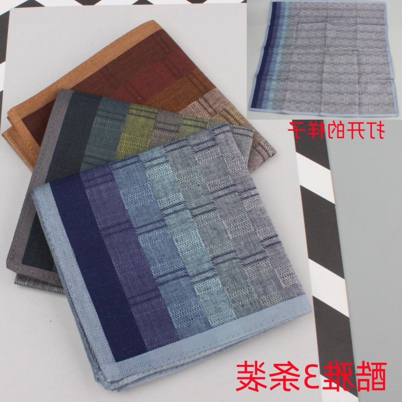 Korėjietiško stiliaus grynos medvilnės vyriška nosinė, madinga džentelmeniška nosinė, minkšta, vasarinė, prakaituota, kvadratinė, plona medžiaga