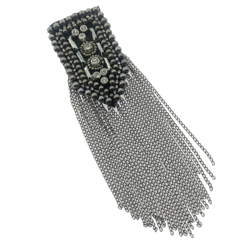 Rūpnīcas tiešās piekaramās ķēdes epaulet vīriešu un sieviešu apģērbu aksesuāri, liels skaits noliktavā rūpnīcā ir dažādi epaulet