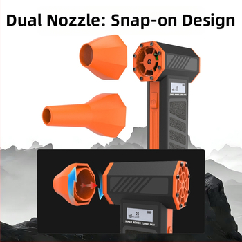 Διασυνοριακό Νέο Προϊόν 130000 Turn Super Wind High Speed Turbofan Εξωτερικός Φορητός Ανεμιστήρας Βίας με Κινητήρα χωρίς Βούρτσες