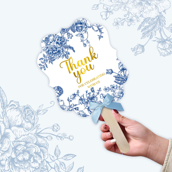 Трансграничен флорален хартиен вентилатор за сватбен подарък за парти декорация, ръчен вентилатор за сватбена благословия, декорация на стая