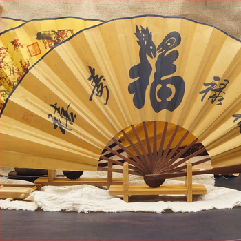 Βάση ανεμιστήρα χονδρικής μπαμπού πτυσσόμενη βάση ανεμιστήρα μασίφ ξύλο κινέζικο αντίκα ανεμιστήρα βάση απλή βάση στήριξης διακοσμητικά προσαρμογής