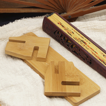 Βάση ανεμιστήρα χονδρικής μπαμπού πτυσσόμενη βάση ανεμιστήρα μασίφ ξύλο κινέζικο αντίκα ανεμιστήρα βάση απλή βάση στήριξης διακοσμητικά προσαρμογής