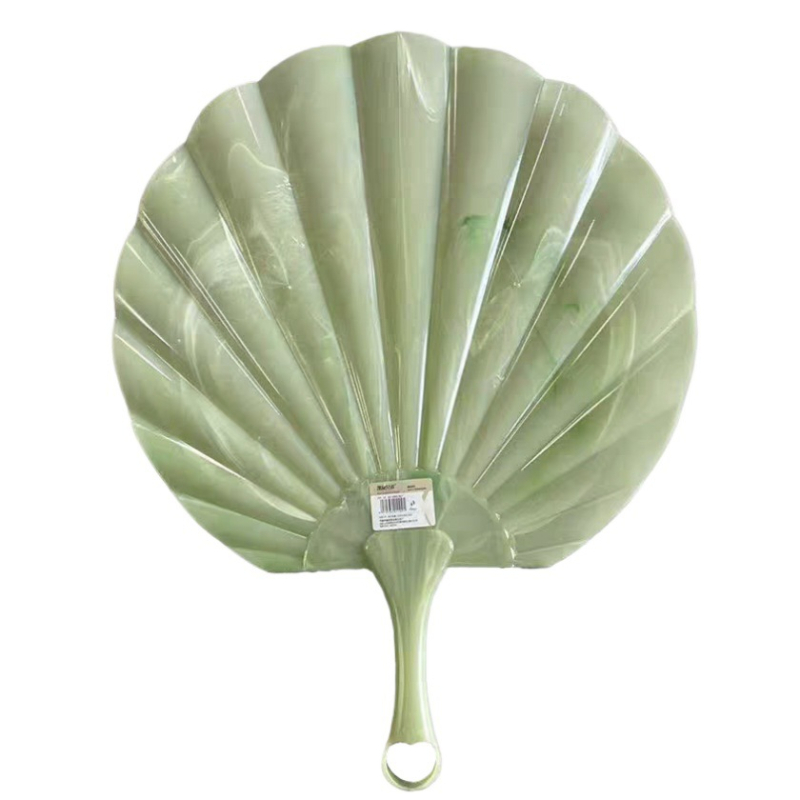 Nefrito imitacijos ventiliatorius, padidintas, sustorintas, patvarus, super šaunus, senovinis ventiliatorius, nugarėlės formos ventiliatorius, nešiojamas rankinis ventiliatorius, 2025 m. naujas stilius