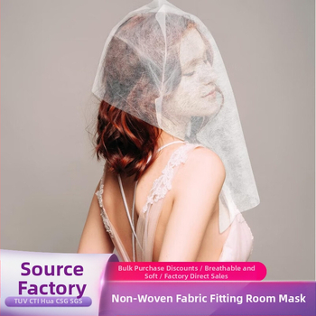 [100 listova] Maska za garderobu za jednokratnu upotrebu od netkanog materijala za trgovinu odjećom, prozračna maska, navlaka za ručnik