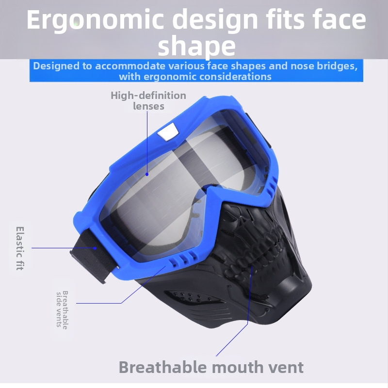 Външни офроуд очила, трансгранични мотоциклетни ветроустойчиви пясъчни очила Harley, ски очила за езда на открито, ветроустойчиви очила, маска