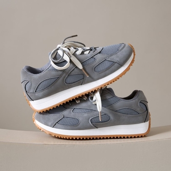 Minkštos odos storapadis tėčio batai, tinkliniai, kvėpuojantys, spalvą atitinkantys sportiniai laisvalaikio batai moterims, 2025 m. naujas stilius, patogūs ir universalūs „Forrest Gump“ batai