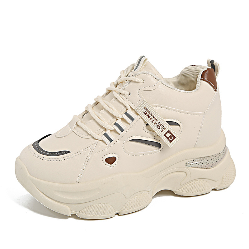 Moteriški pavasario ir rudens batai. Madingi universalūs sportbačiai, didinantys vidinį ūgį. Moteriški 2024 m. pavasario ir rudens batai. Nauji universalūs sportbačiai.