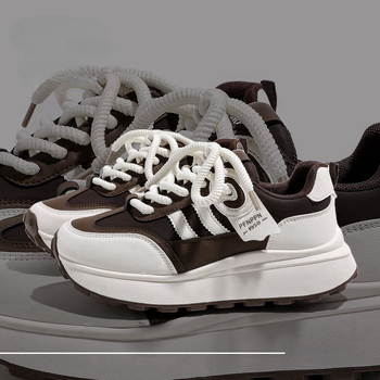 Γυναικεία παπούτσια Forrest Gump, ανθεκτικά στο δέρμα, άνοιξη και καλοκαίρι 2025, νέα, αναπνεύσιμα, αθλητικά παπούτσια Torre All-match, που αυξάνουν το ύψος.