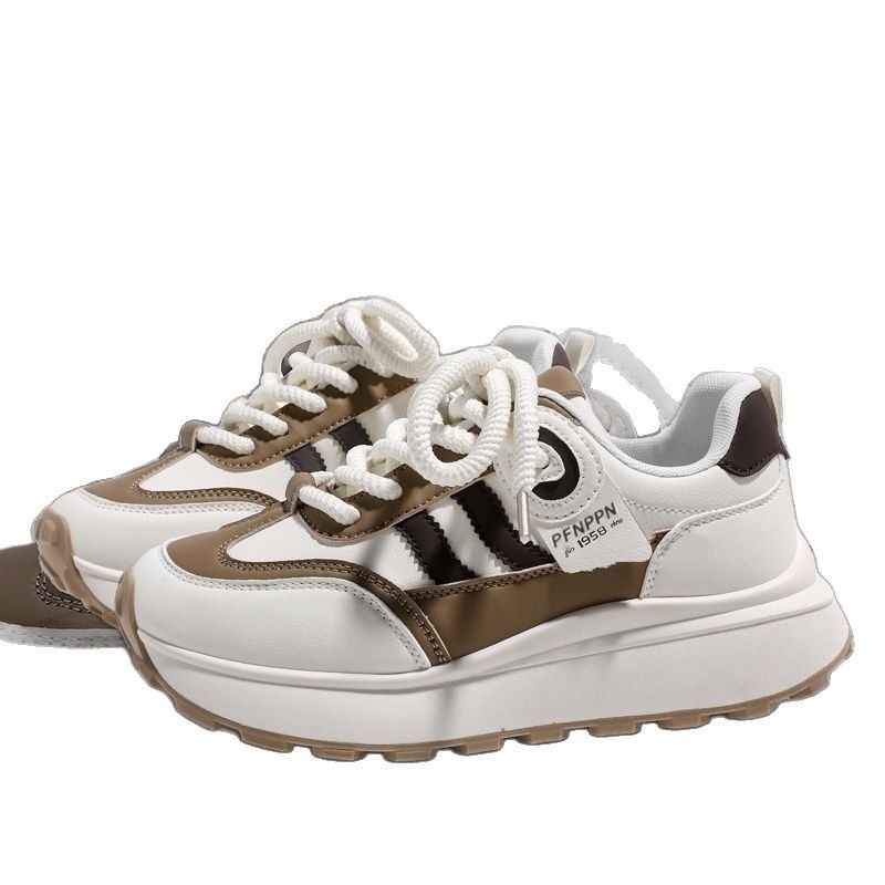 Odiniai „Forrest Gump“ batai moterims 2025 m. pavasario ir vasaros nauji tinkleliai, kvėpuojantys, universalūs „Torre“ batai, didinantys sportinius laisvalaikio batus