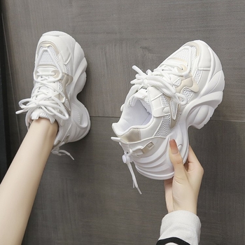 Νέα παπούτσια Internet Celebrity Torre για την άνοιξη και το φθινόπωρο του 2024, με χοντρή σόλα, για γυναίκες, με εσωτερικό ύψος, ελαφρύ, εξαιρετικά καυτό, μικρό, casual παπούτσι.