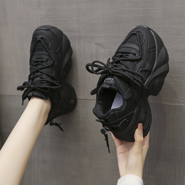 2024 m. nauji pavasario ir rudens storapadžiai interneto įžymybių „Torre“ batai, moteriški vidinio aukščio lengvi sportbačiai, ypač populiarūs, maži laisvalaikio bateliai.