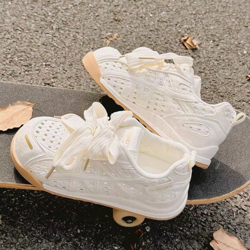 Populiarūs tėčio batai moterims, lengvi ir ploni, itin lengvi 2025 m. pavasario ir vasaros naujo stiliaus, maži, didėjantys, storapadžiai, populiarūs sportiniai batai