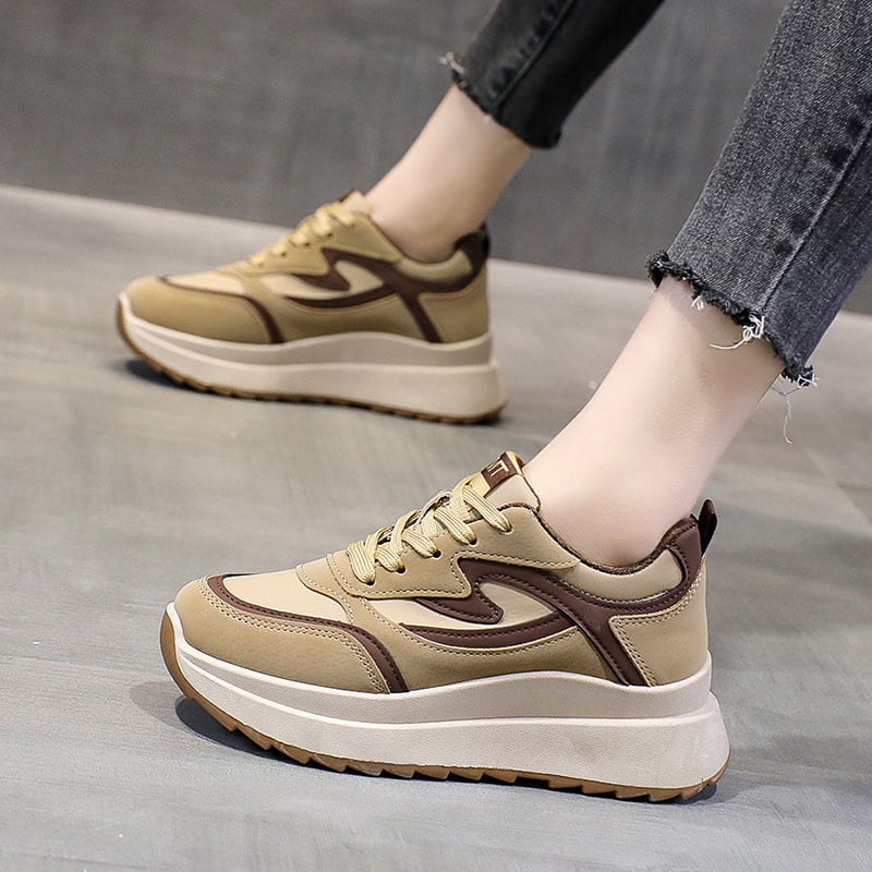 Torre Shoes Femei 2022 Primăvara și Toamna Stil Coreean Nou La Modă Casual Gros Fund Respirabil Forrest Gump Student Sport Running Shoes pentru Femei