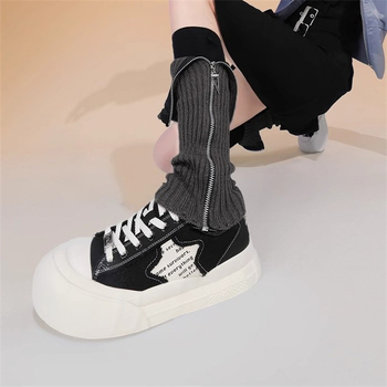 Γυναικεία παπούτσια από καμβά με χοντρή σόλα, νέο στυλ, λευκά παπούτσια για γυναίκες, αναπνεύσιμα και ευέλικτα αθλητικά παπούτσια, casual αθλητικά παπούτσια για ψηλό ύψος.