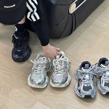 Vaikiški batai 2025 m. pavasario ir rudens nauji mergaičių sportiniai batai, tinkliniai, kvėpuojantys, seni retro stiliaus berniukiški tėčių batai, tiesioginis pristatymas