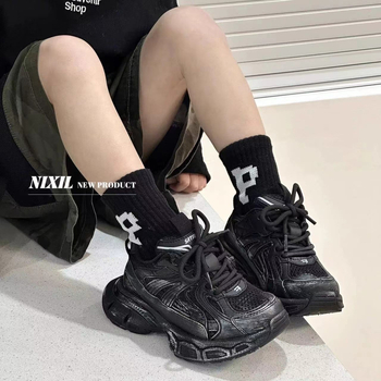 Παιδικά Παπούτσια Άνοιξη & Φθινόπωρο 2025 Νέα Αθλητικά Παπούτσια για Κορίτσια Mesh Αναπνέοντα Παλιά Ρετρό Παπούτσια για Μπαμπά για Αγόρια Dropshipping