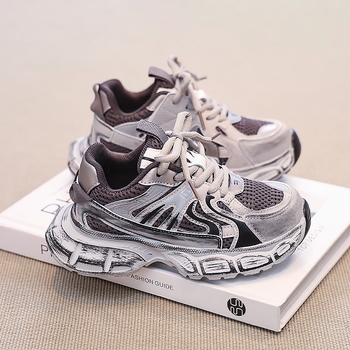 Παιδικά Παπούτσια Άνοιξη & Φθινόπωρο 2025 Νέα Αθλητικά Παπούτσια για Κορίτσια Mesh Αναπνέοντα Παλιά Ρετρό Παπούτσια για Μπαμπά για Αγόρια Dropshipping