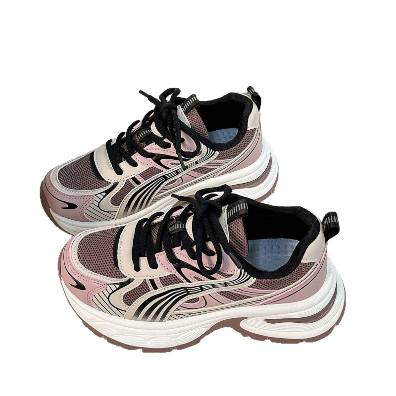 Madingi laisvalaikio „Torre“ batai 2025 m. pavasariui, nauja keptos gatvės mados tendencija, stora apačia, padidinto ilgio sportbačiai, partija