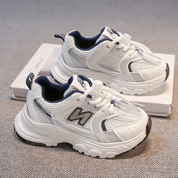 Παπούτσια για μπαμπά για αγόρια και κορίτσια 2025 Νέα μόδα για την άνοιξη και το φθινόπωρο, παιδικά αθλητικά παπούτσια, mesh, ευέλικτα, casual παπούτσια