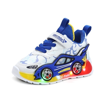 Παιδικά Φωτεινά Παπούτσια για Αγόρια, Casual Παπούτσια Κινούμενων Σχεδίων, Άνοιξη και Φθινόπωρο, Παπούτσια για Νήπια, Δερμάτινα, Πολυχρηστικά Παιδικά Αθλητικά Παπούτσια