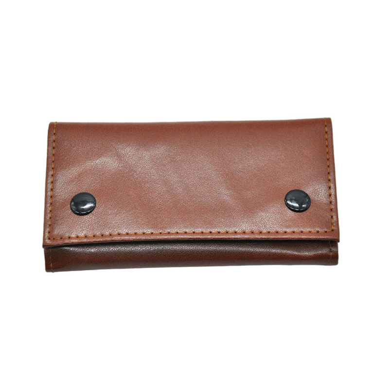 Karsti pārdoti tabakas iepakojuma maisiņi Tabakas iepakojuma maisiņi trīskārši salokāms rāvējslēdzējs āda Tabakas maisiņu rūpnīcas tiešā pārdošana