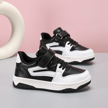 Pārrobežu zēnu kedas Jaunas rudens un ziemas ādas ūdensnecaurlaidīgas zēnu ikdienas kurpes Bērnu skriešanas apavi