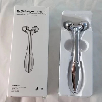 Tootja hulgimüügi näomassaaži rullvarrega näo topeltlõuaga kogu keha pinguldav iluinstrument käsitsi massaažiseade