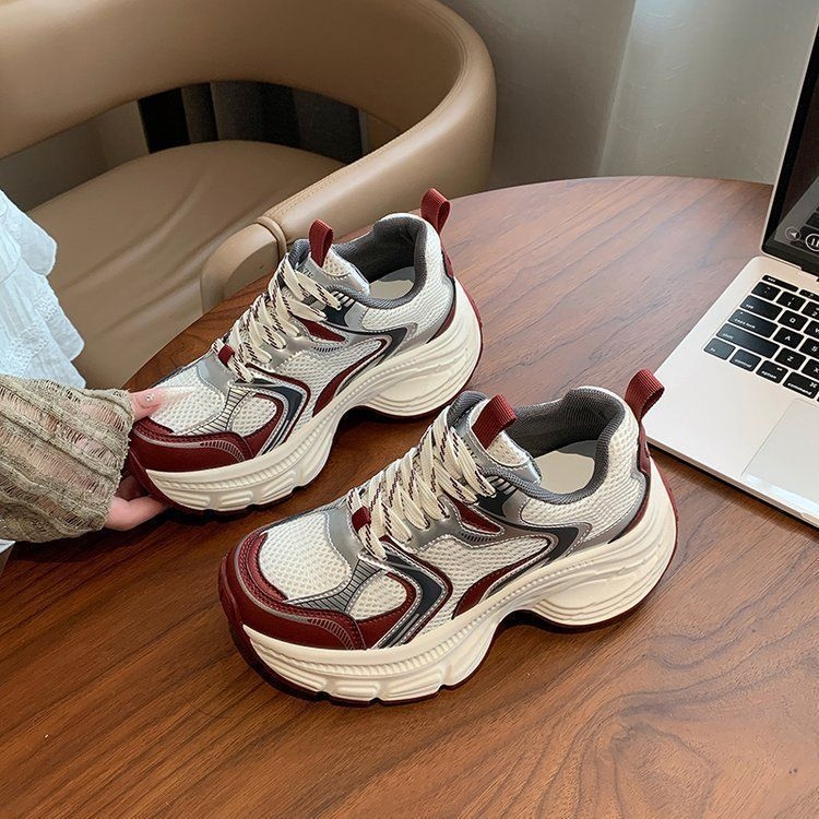 „Torre Shoes“ moteriški batai 2025 m. Nauji storo padu padidinti laisvalaikio sportbačiai bėgimui, lengvi, universalūs, nauji kinų stiliaus batai