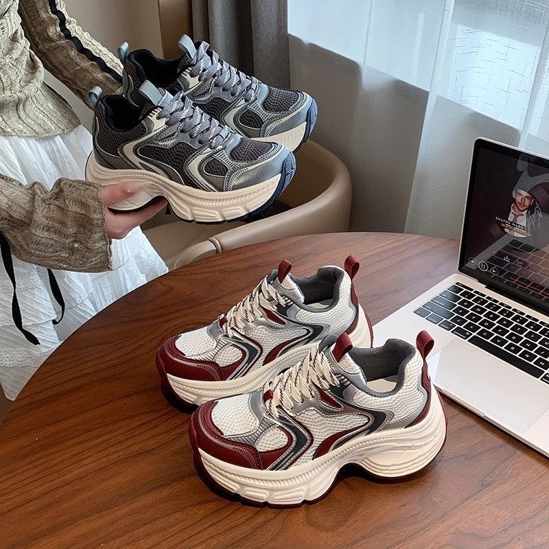 „Torre Shoes“ moteriški batai 2025 m. Nauji storo padu padidinti laisvalaikio sportbačiai bėgimui, lengvi, universalūs, nauji kinų stiliaus batai