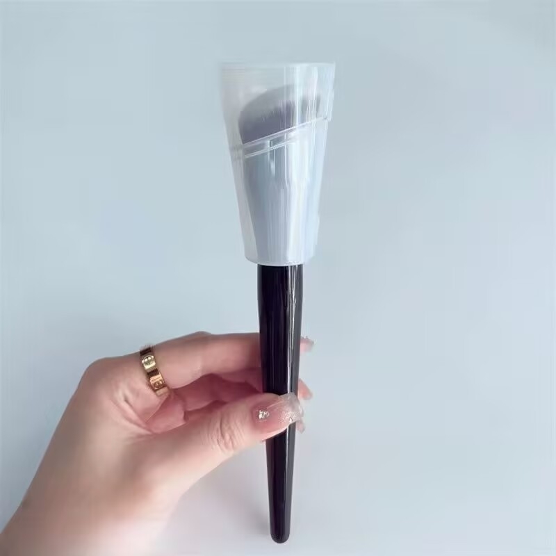 Cangzhou kampinis kontūravimo šepetėlis šoniniam veido šešėlių skaistalų šepetėliui minkštas plaukų pudros šepetėlis veido makiažo šepetėlis didelis nešiojamas šepetėlis