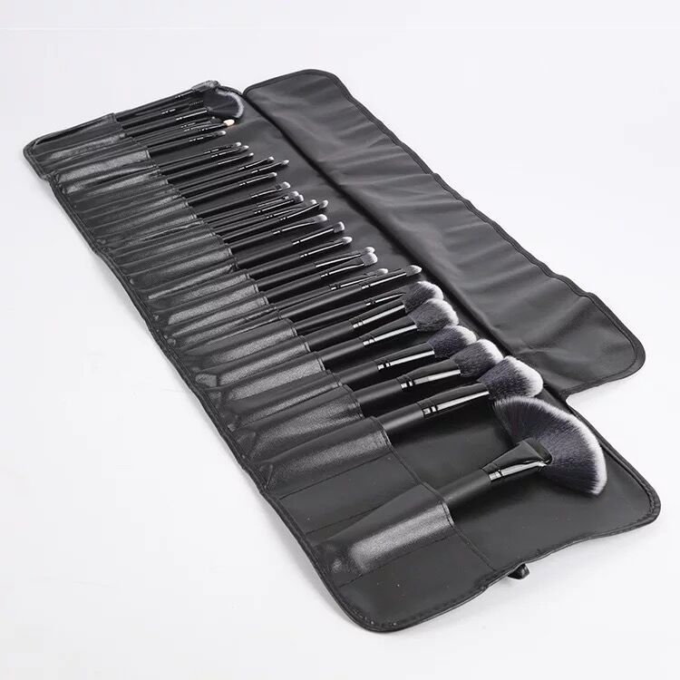 Naujas 32 makiažo šepetėlių rinkinys, krokodilo raštas, juodas rožinis makiažo šepetėlis, makiažo įranga, gamyklos tiesioginė parduotuvė