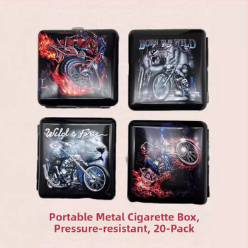 Cigarečių dėžutė, 20 vnt., atspari slėgiui ir drėgmei, kūrybinga nauja lazerinio graviravimo reklama, vyriškos dovanos, didelės talpos gamyklos didmeninė prekyba