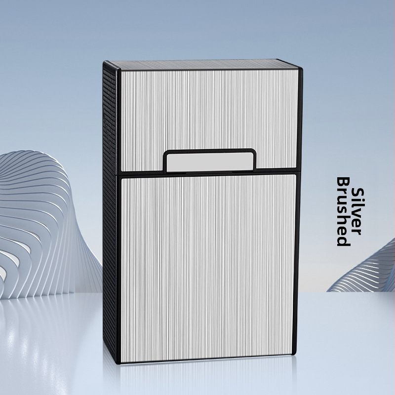 Cigarečių dėžutė, 20 vnt., atspari slėgiui ir drėgmei, kūrybinga nauja lazerinio graviravimo reklama, vyriškos dovanos, didelės talpos gamyklos didmeninė prekyba