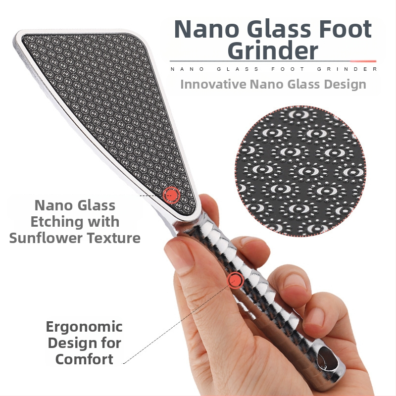 Преносим със стъклена дъска за крака, камък за триене на петата, инструмент за грижа за педикула и педикул