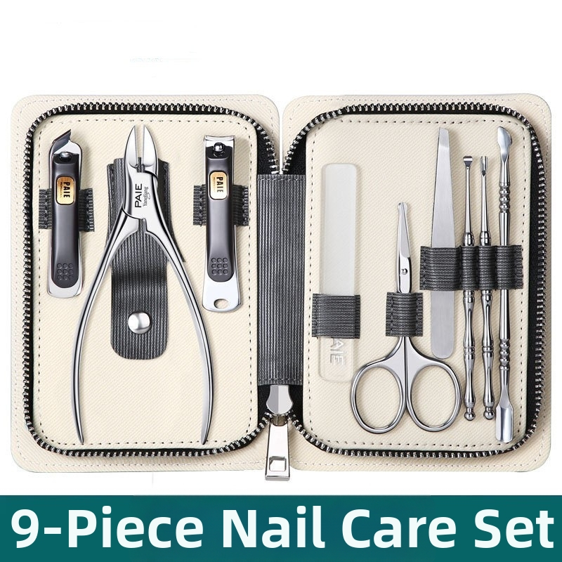 Nešiojamų nagų kirpimo mašinėlių rinkinys, buitinių nagų kirpimo mašinėlių rinkinys, skirtas kojų nagams, storiems nagams, didelis nešiojamas rinkinys