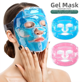 Ledo kompresinė kaukė Gelio karoliukai Paakių kaukė Veido užtepimas Ledo maišelis Flanelinė vėsinimo priemonė Pooperacinis atsigavimas Ledo lipdukas Pakartotinis ledo maišelio naudojimas