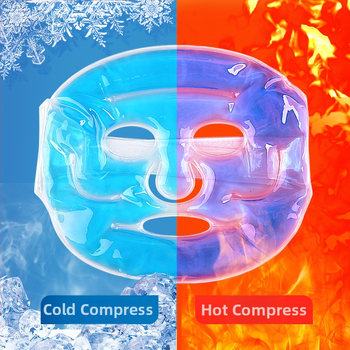 Ledo kompresinė kaukė Gelio karoliukai Paakių kaukė Veido užtepimas Ledo maišelis Flanelinė vėsinimo priemonė Pooperacinis atsigavimas Ledo lipdukas Pakartotinis ledo maišelio naudojimas