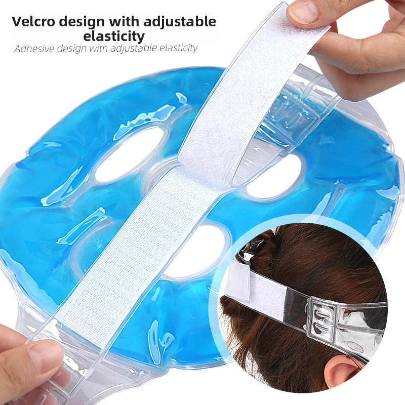 Ledo kompresinė kaukė Gelio karoliukai Paakių kaukė Veido užtepimas Ledo maišelis Flanelinė vėsinimo priemonė Pooperacinis atsigavimas Ledo lipdukas Pakartotinis ledo maišelio naudojimas